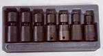 Snap-on 7pc 3/8" Drive Metric Flank Shallow Impact Swivel Socket Set 10-18. Fixed Price $300.00.