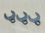Snap-on Tools Usa 3pc Adjustment Crowfoot Wrench Set Lot, S8272, S8262, S9156. Fixed Price $64.99.