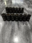 Genuine Dewalt 1/2" Drive Black Chrome 13pc Socket Set 6 Point Metric/sae New. Fixed Price $24.99.
