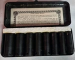 Vintage Pittsburgh 3/8"dr Deep Impact Socket Set 9pc Sae. Fixed Price $14.99.