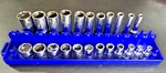 Sk, Snap On, Blue Point, Mac, Others 23-pc. Metric 1/4" Drive 6-pt Shallow/deep. Fixed Price $145.00.