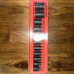 Snap On Socket 11 Piece 1/2 Drive Set Shallow Impact Sockets Sae Metric Pakld066. Fixed Price $199.00.