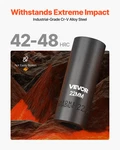Vevor Impact Socket Set, 3/8" Drive, 48-piece 6-point Sockets, Sae 5. Fixed Price $46.27.
