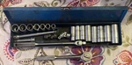 Vintage Penncraft 18 Pc. Sae 3/8" Drive Socket Set Plus 2 Craftsman, 1 Cornwell. Fixed Price $39.95.