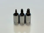 Sk Tools Usa 3pc Torx Socket Lot, 1/4 Drive, 42908 T8, 42927 T27, 42930 T30. Fixed Price $29.99.