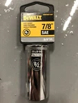 Dewalt 7/8 Standard Socket 3/8 Drive Deep 6 Point 88-971d. Fixed Price $4.99.