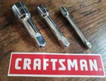 3 Craftsman 3" Extension Bar 1/4, 3/8 And 1/2 Drive New. Fixed Price $11.98.