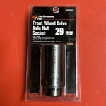 Performance W80548 29mm Front Wheel Drive Axle Nut Socket, 1/2" Impact. Fixed Price $12.99.