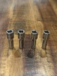Snap-on Tools 7/32 Semi-deep Sockets 1/4 Drive 4pc 12pt Usa Sae Tmds7 Euc. Fixed Price $40.00.