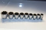 Mac Tools 1/2" Drive Sae 8-point Socket Set 9pcs Usa. Fixed Price $200.00.