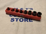 Mac Tools Usa 1/4" & 3/8" Drive 8pc E4-e16 Inverted Star Socket Set. Fixed Price $63.00.
