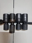 Snap-on Tools 1/2" Drive Shallow Impact Swivel Sockets 6pt- 17mm,18mm,19mm,21mm. Fixed Price $100.00.