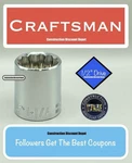 Craftsman Shallow Socket Sae 1/2" Drive 1-1/4" 12point Cmmt47517. Fixed Price $12.94.