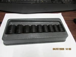 Blue-point 209tfsmya 9-piece 3/8" Dr Metric/sae Shallow Twist Impact Socket Set. Fixed Price $150.00.