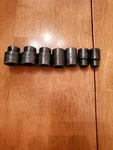 Mac Tools 3/8" Drive 5/16"-3/8" 1/2"-3/4"6pt Sae Shallow Impact Sockets Lot Of 7. Fixed Price $70.00.