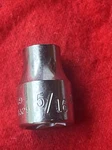 Craftsman -g2- 44329 (reverse) Socket 5/16", 3/8 Drive - Usa (22a). Fixed Price $12.00.