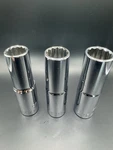 Craftsman 3 Piece Sae 1/2" Drive Deep 12 Point Socket Set. Fixed Price $18.89.