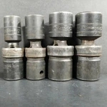 Snap On 4 Pc Metric Shallow Swivel Universal Impact Socket Set 1/2" Drive 6 Pt. Fixed Price $170.00.