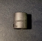 Matco Tools Usa Bp226a 3/8" Drive 6 Point 11/16" Shallow Impact Socket #tl4. Fixed Price $9.50.