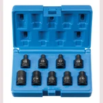 Grey Pneumatic 1219et 3/8" Drive 9 Piece External Star Impact Socket Set. Fixed Price $51.13.