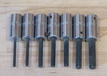 Snap-on 1/4"-drive (8) Hex Bit Sockets - Tma2.5/3/4/4.5/5/6/7 5/64" 7/32". Fixed Price $99.95.