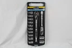 Power Torque Rachet And Socket Set, 15 Pc, Metric Sockets, 1/2" Drive Mdl Gm4251. Fixed Price $32.97.