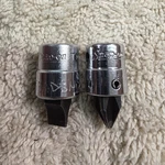 Lot Of 2 Snapon Tm82 Slotted Flat Tip & Phillips #2 Screwdriver Bits 1/4 Drive. Fixed Price $25.00.