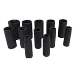 Pittsburgh Cr-v 12 Piece Deep Impact Socket Set 1/2 Inch Drive Tool Sae Black. Fixed Price $28.00.