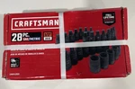 Craftsman 28pc Sae/metric 1/2 Drive Impact Bit Socket New Inbox. Fixed Price $89.99.