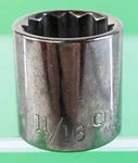 Craftsman - G Series 44336 12 Point 11/16" 3/8 Drive Shallow Socket Usa. Fixed Price $9.97.