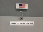 Thorsen 1/2" Socket 12 Point 3/8 Dr Usa 11616 616j For The Craftsman & Mechanics. Fixed Price $3.99.