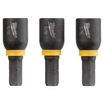 Milwaukee Tool 49-66-4513 Shockwave 5/16" Insert Nutdriver (3 Pk). Fixed Price $6.47.
