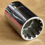 Snap On 5/8" Hex Shallow Socket 3/8" Drive Spline Fes200 Sae #20 Usa Read. Fixed Price $59.95.