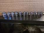 Mac Tools 11pc 1/4 Drive 6pt Shallow Socket Set #m6 Metric Usa. Fixed Price $105.00.