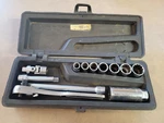 Craftsman 3/8" Dr Sae Socket Wrench Set #33225 -v & Vv- Series (13) Pcs - Usa. Fixed Price $34.50.