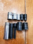 Snap On 1/4 3/8 Drive Mixed Sockets Lot Of 10. Fixed Price $55.00.