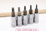 Snap-on Ttx8e-ttx25e T8-t25 1/4" Drive 5 Piece Torx Bit Socket Driver Set Usa. Fixed Price $88.99.