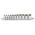 Genius Tools 11 Piece 1/4" Drive Metric Hand Socket Set (12-point), 5mm-14mm .... Fixed Price $23.57.