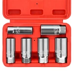 3/8" Drive Spark Plug Socket Set, 6pcs, 6-point, Sae And Metric, Cr-v Steel. Fixed Price $23.99.
