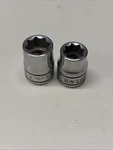 Snap-on F310 F312 5/16" And 3/8" Double Square Sockets 3/8 Drive Nice! #8b1. Fixed Price $15.99.