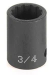 Grey Pneumatic Corp. 4264r 1" Drive X 2" 12 Point Standard. Fixed Price $65.91.