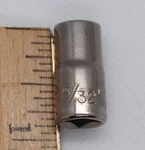 Vintage Craftsman 1/4" Dr 9/32" 6 Pt Shallow Socket Sae Inverted G 43494 Usa Nos. Fixed Price $8.66.