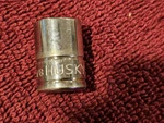 Husky 3/8" 6 Point 1/4" Drive Shallow Polished Chrome Socket. Fixed Price $1.99.