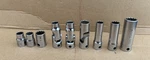 Job Lot Snap-on Aviation Spline Sockets Imperial Universal Swivel Deep Fesu Fel. Fixed Price $354.85.