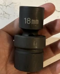 Grey Pneumatic 2018umd 1/2" Drive X 18mm Deep Universal Socket. Fixed Price $16.00.
