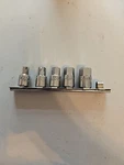 Mac Tools 3/8" Drive 7/16" 1/2" 5/8" 11/16" Sae External Pipe Plug Sockets. Fixed Price $45.00.