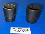 Snap-on Tools 2 Piece 3/4 Drive Sockets 1-3/16 (30mm), 1-3/8 (35mm). Fixed Price $110.00.