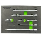 Vim Tools 7 Piece 3/8 Inch Drive Master Extension Kit Mek600. Fixed Price $109.03.