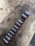 Matco 10pc 1/2 Drive 6 Point Socket Set Sae 7/16 To 1 1/8. Fixed Price $120.00.