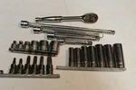 Snap-on Tools 3/8" Drive Ratchet, Shallow Deep Torx Socket Set Lot Usa 24pcs. Fixed Price $425.00.